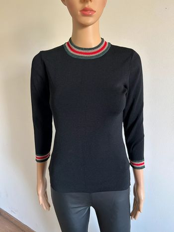 Pull noir avec manches 3/4 Morgan taille XS jamais porté