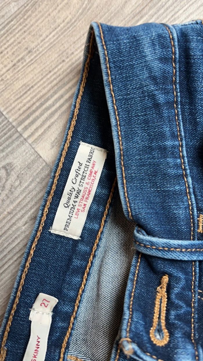 Jean Lévis super skinny taille 27 - photo numéro 5