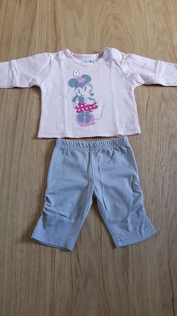 Ensemble tee-shirt manches longues Disney et legging 3 mois