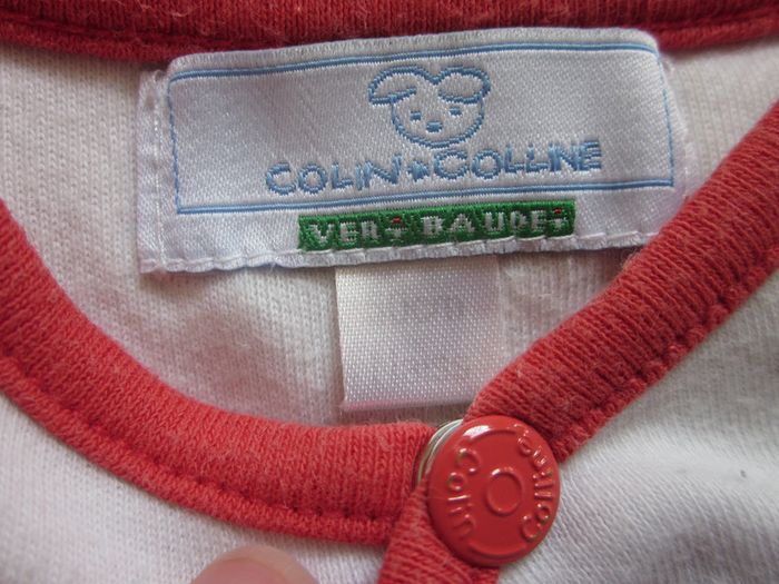 Body croisé manches longues blanc taille Naissance - photo numéro 3