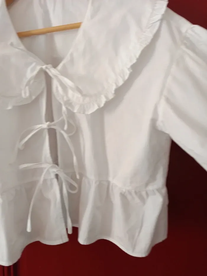 Blouse chemise 100% coton t.M-XL - photo numéro 3