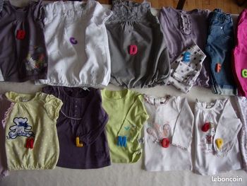 Lot vêtements Fille 12 mois