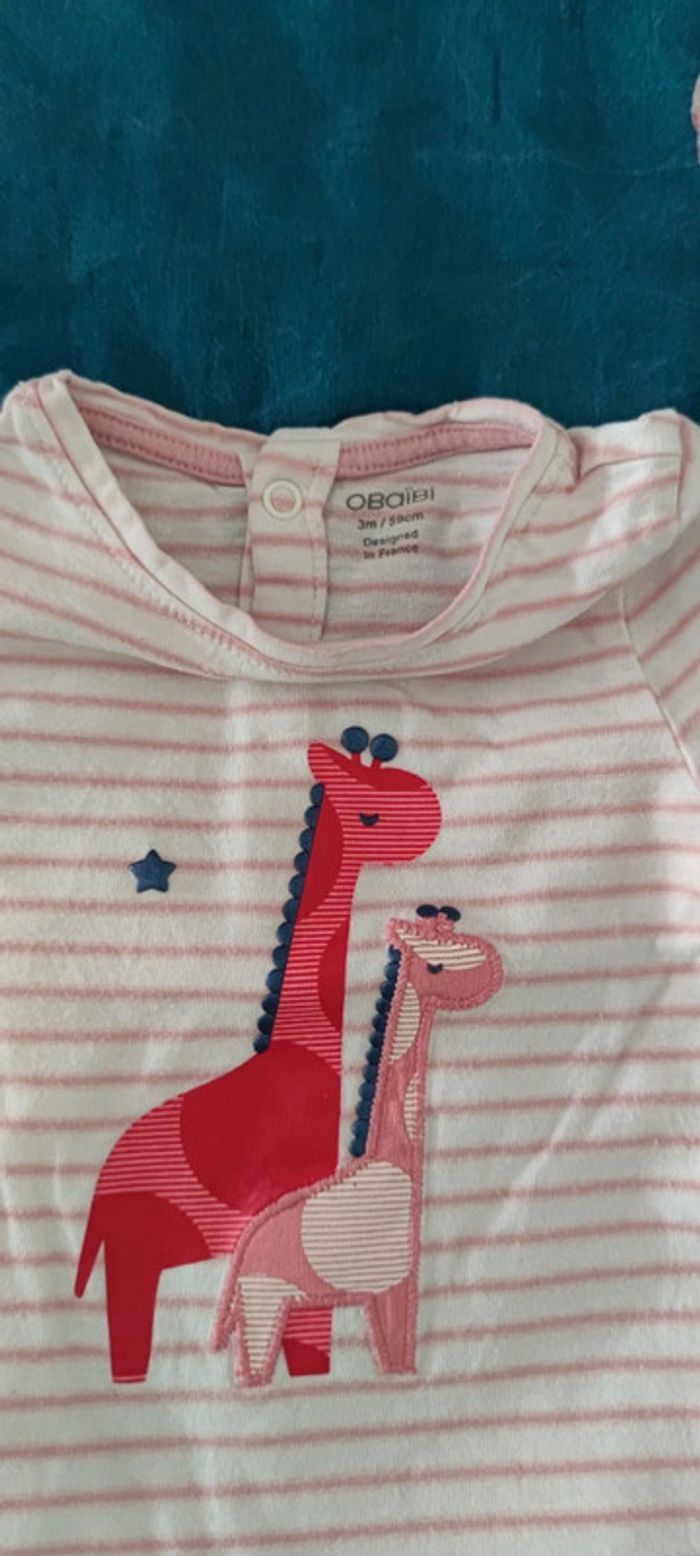 Bodies T-Shirt-Short 3 Mois - photo numéro 2