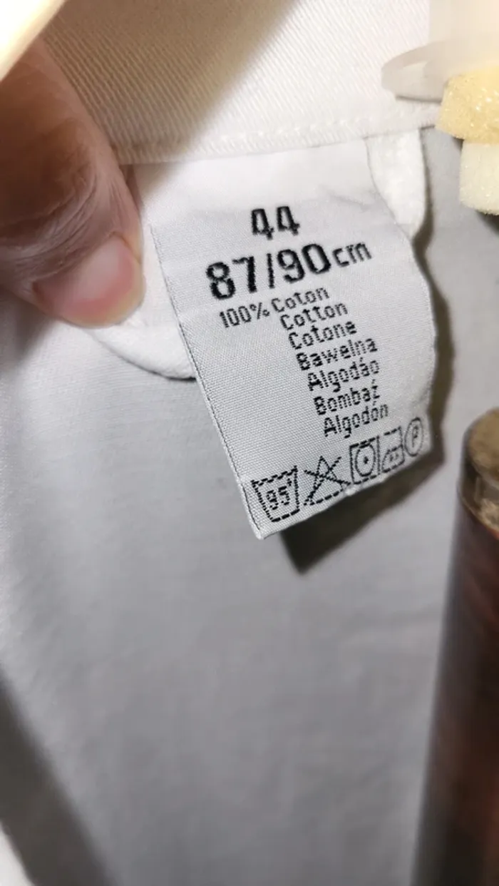 Blouse blanche scolaire science chimie taille 44 etat neuf sans etiquette - photo numéro 6