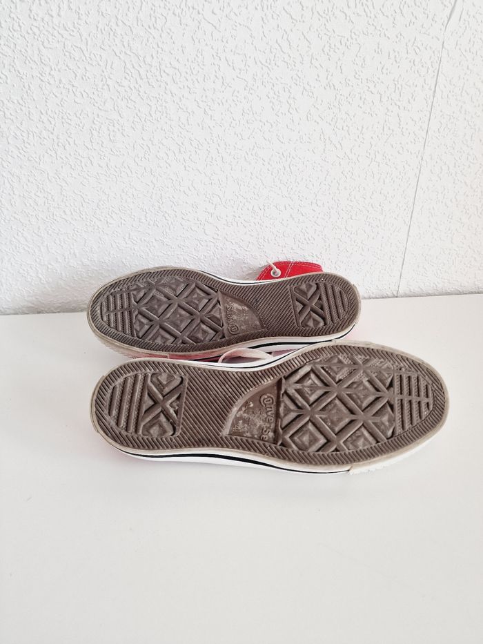 Converse - Chuck Taylor - Baskets hautes - Rouge - photo numéro 6