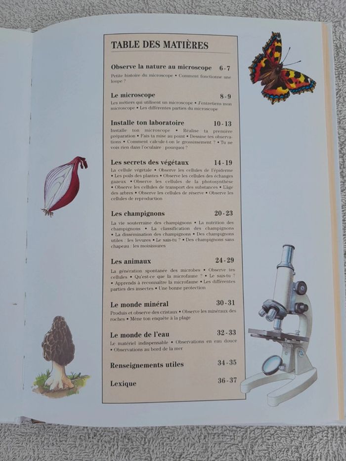 Livre observe la nature au microscope - photo numéro 2