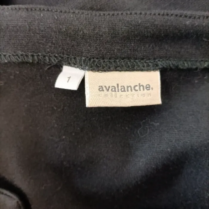 Robe noire jersey ceinturée - Avalanche - taille 1 A1145 - photo numéro 8