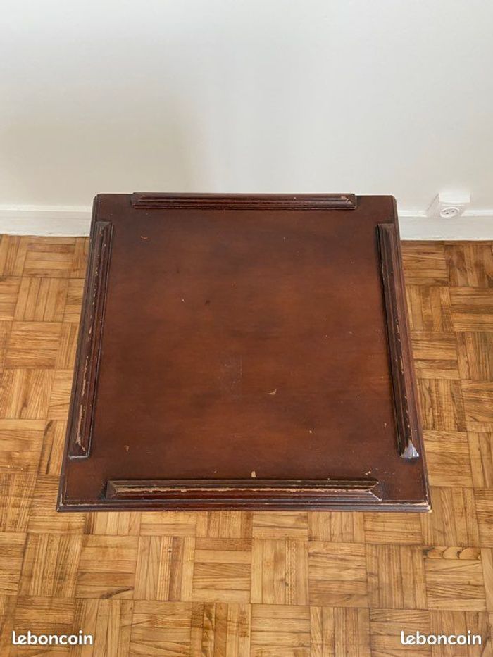 Ancien meuble en bois taille 32x32x74 cm ex état - photo numéro 6