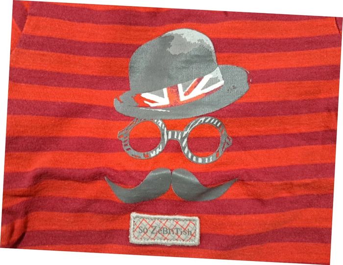 T-Shirt à manches longues Orchestra motif anglais - photo numéro 2