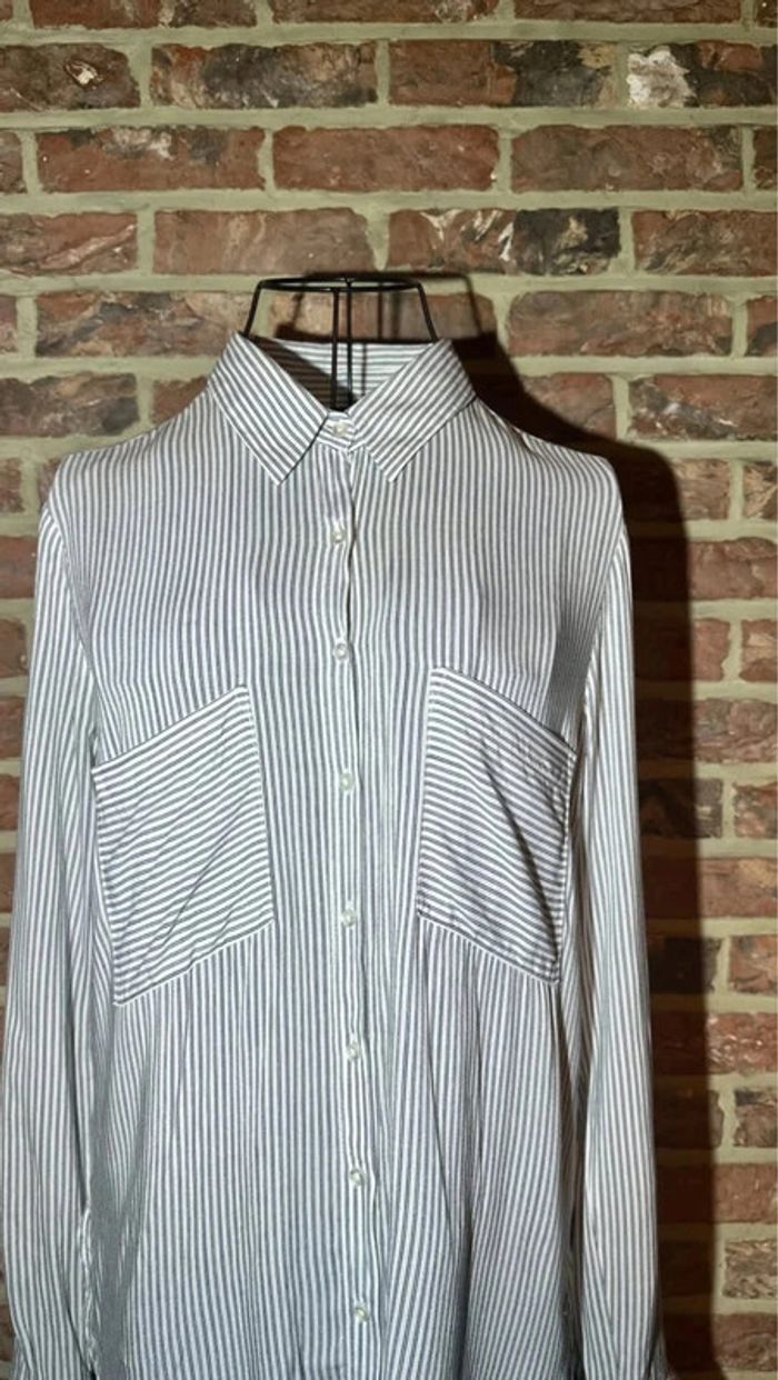 Chemise lignée America Today Taille XS/ 34 - photo numéro 2