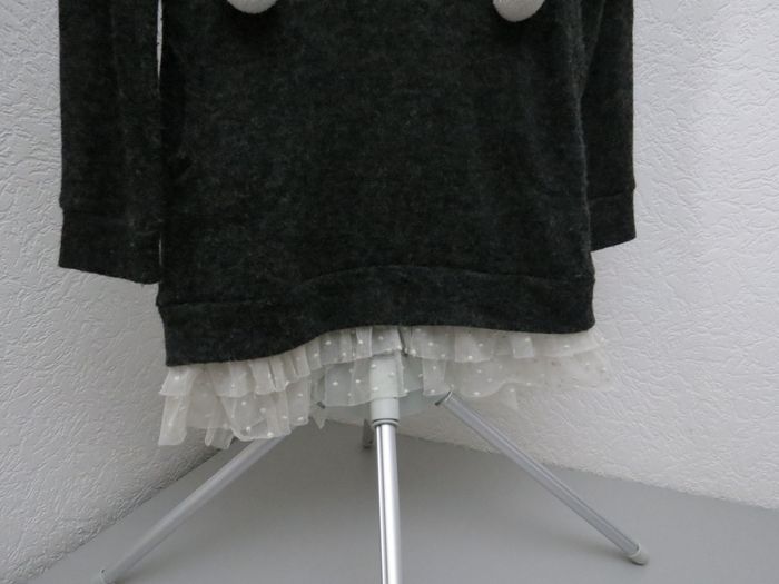 ✨ Robe sweat / tunique HOLLY & BRACKEN – Détails tulle & pois ✨ - photo numéro 3