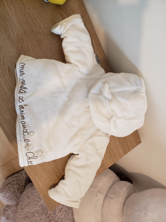 Veste chaude a capuche 1mois - photo numéro 3