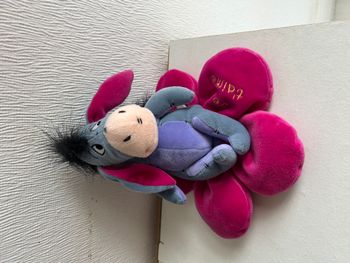 peluche bourriquet avec sa fleurs
