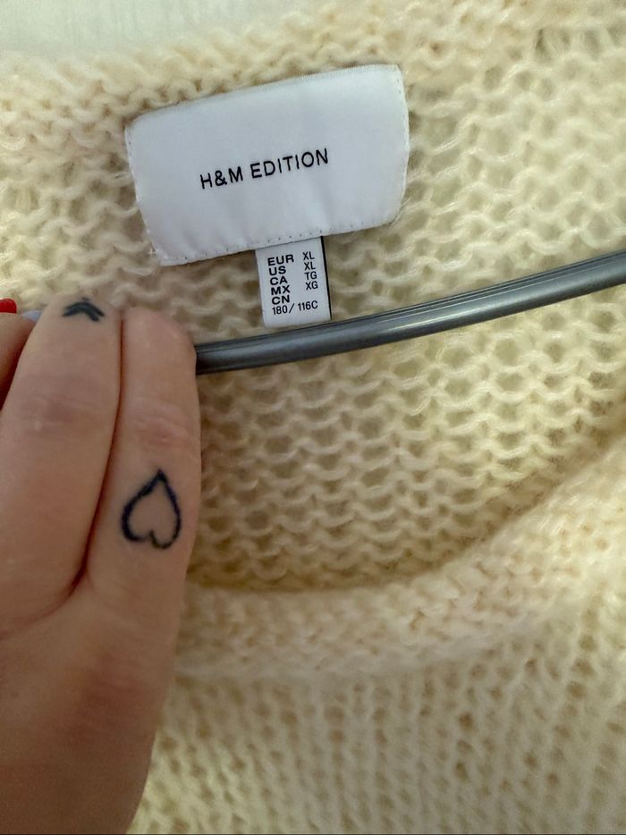 Pull beige marque H&M taille Xl - photo numéro 3