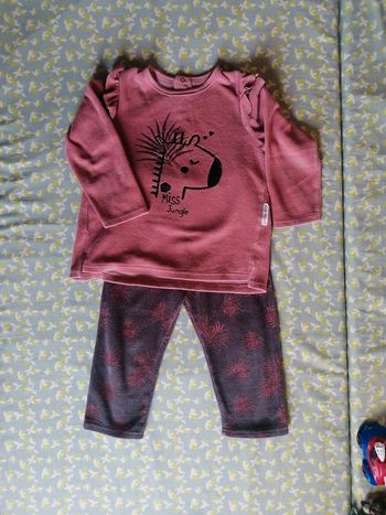 Pyjama velours Petit Béguin 24mois