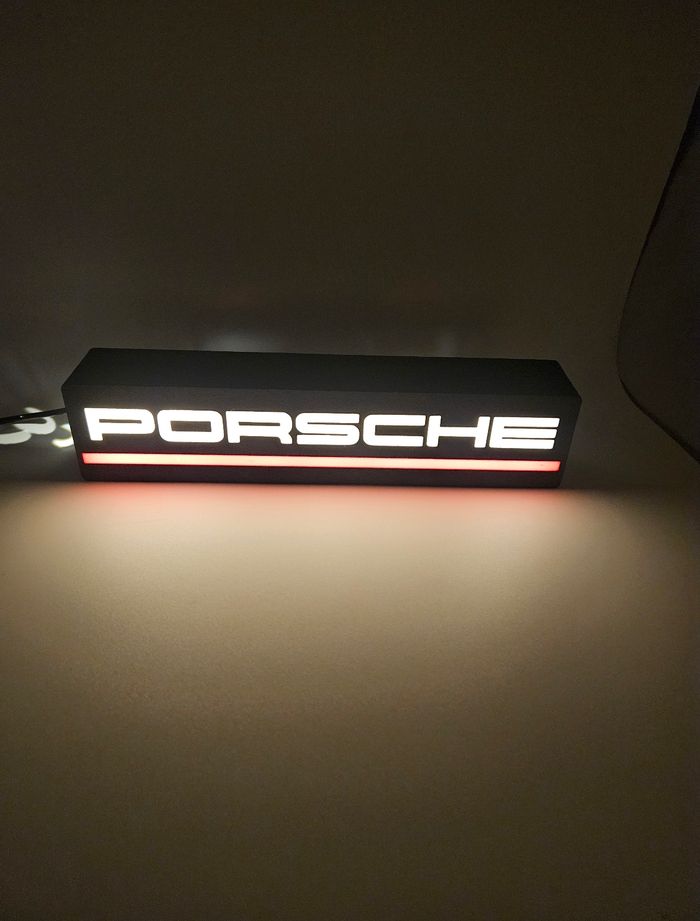 Lampe lumineuse à led porsche - photo numéro 4