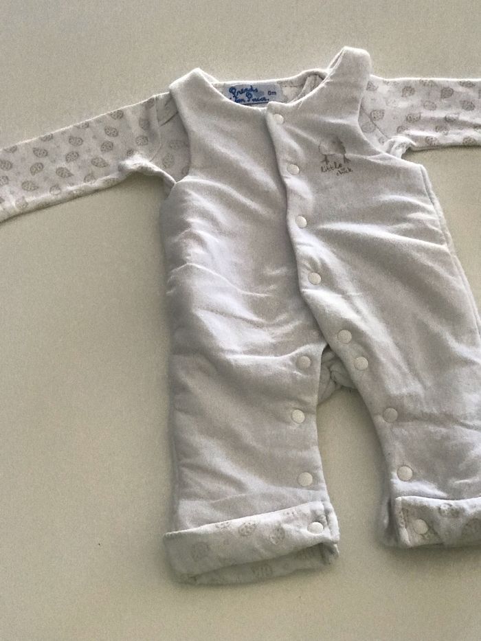 Ensemble bébé imprimé feuilles naissance