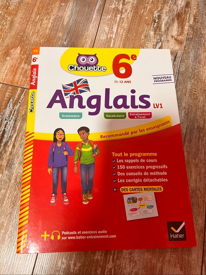 Workbook anglais 6 eme Hatier neuf nouveau programme