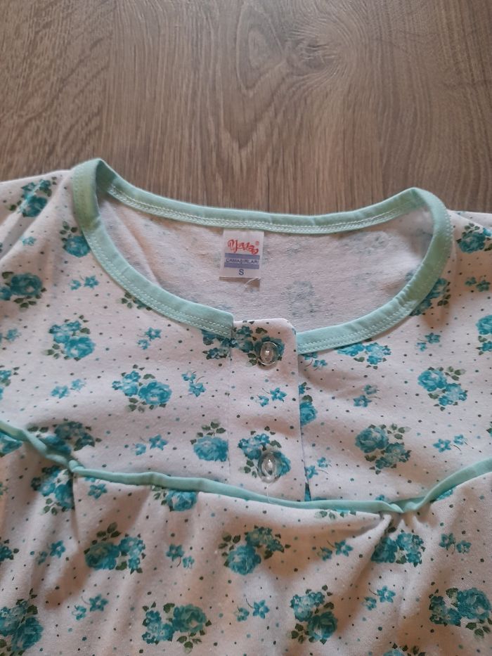 Chemise de nuit manches longues en coton - photo numéro 4