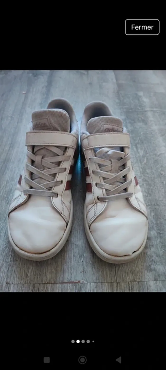 Basket adidas enfant fille taille 34 - photo numéro 3