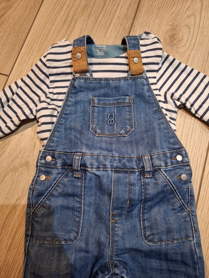 Ensemble 18 mois garçon salopette - photo numéro 2