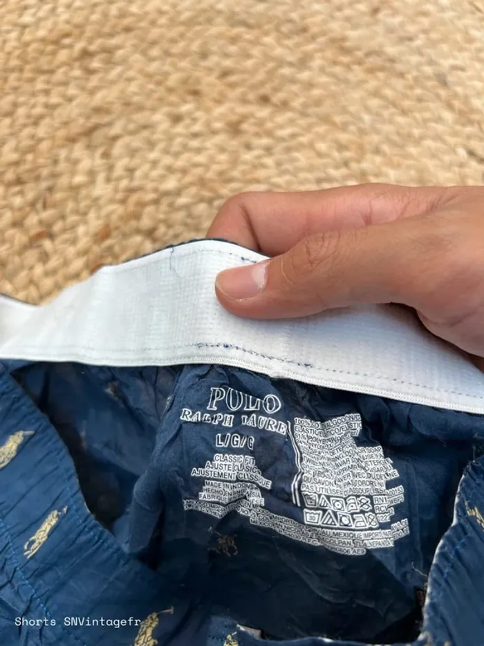 Short Pyjama Ralph Lauren Marine Homme L | Très Bon État | Confort & Qualité | BS991 - photo numéro 3