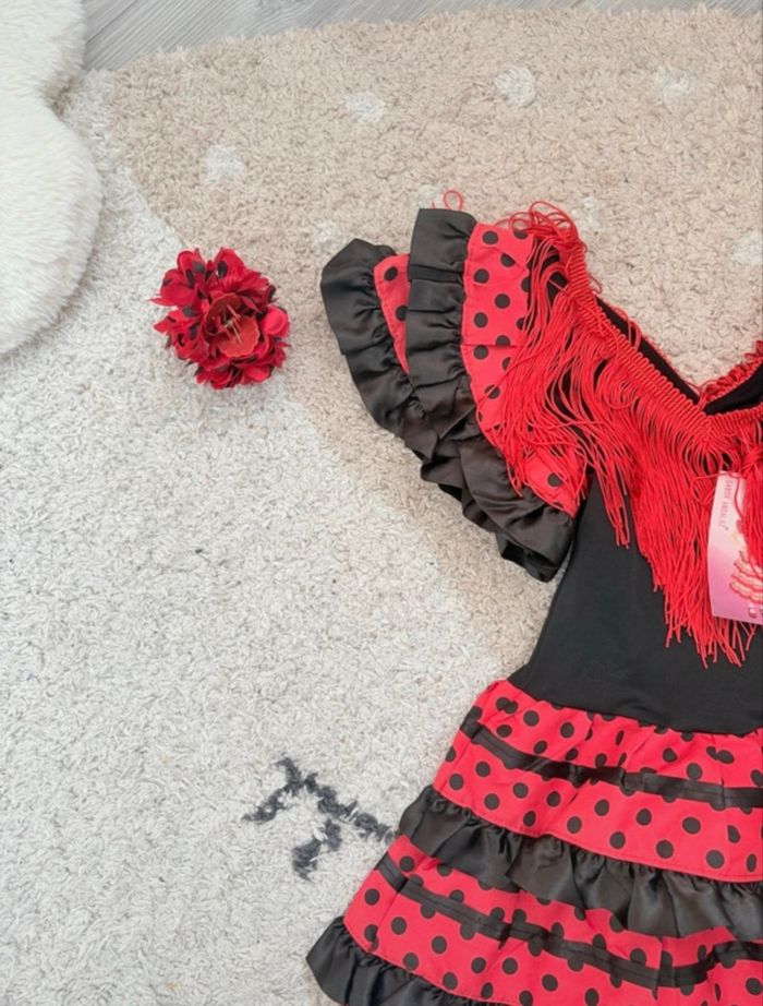 Robe / déguisement espagnol fille 4 ans neuf - photo numéro 3