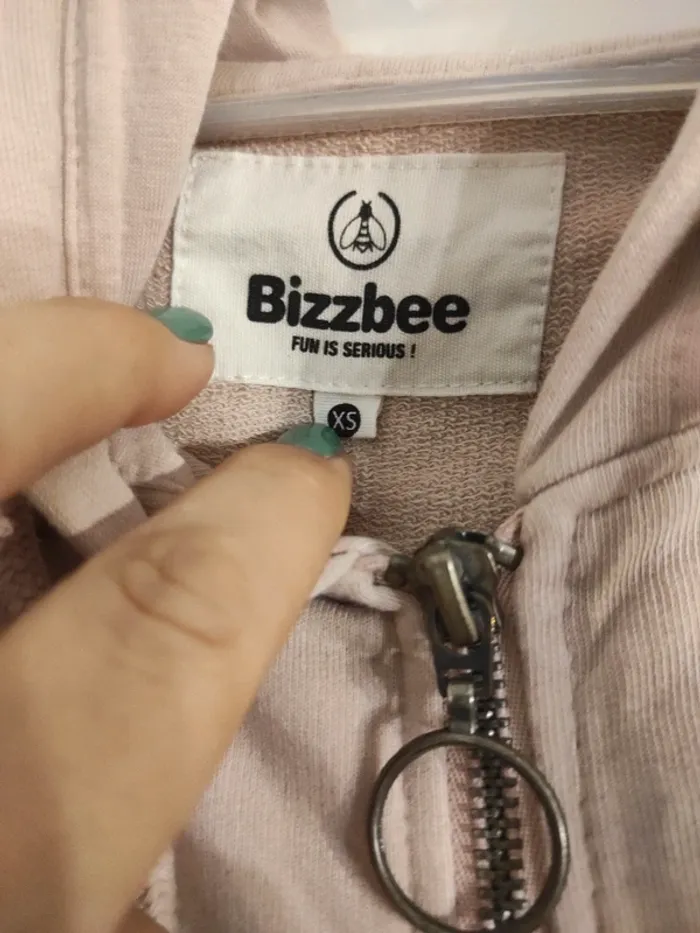 Veste sweat à capuche Bizzbee TailleXS - photo numéro 2