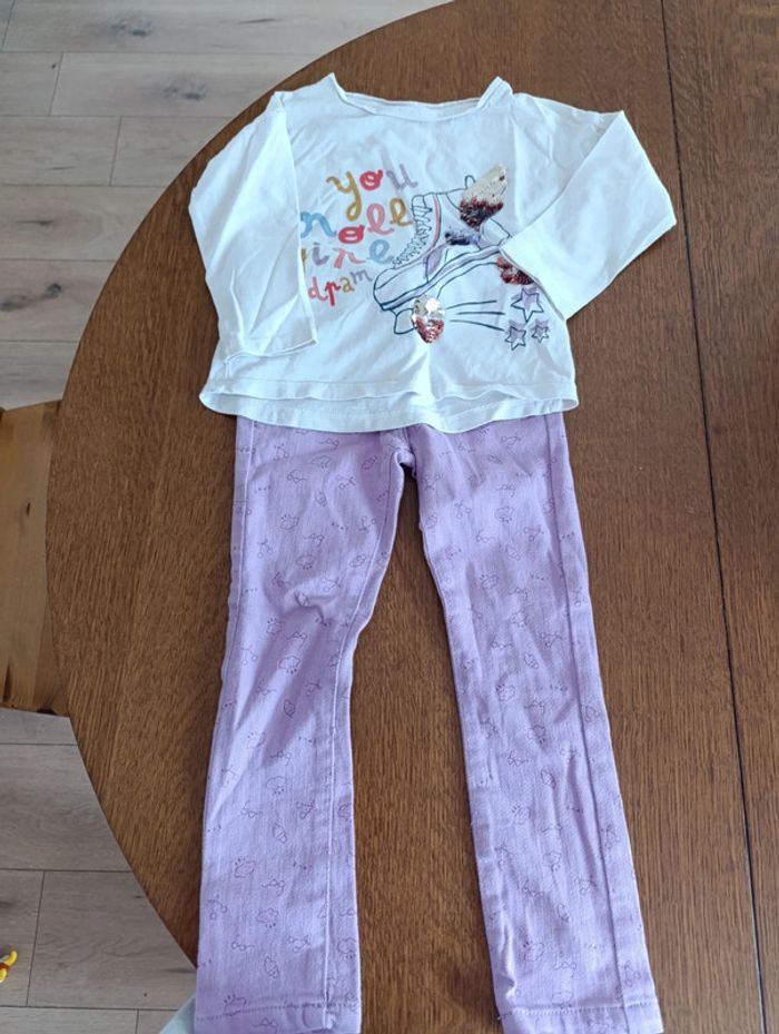 Ensemble pantalon+ haut manches longues
