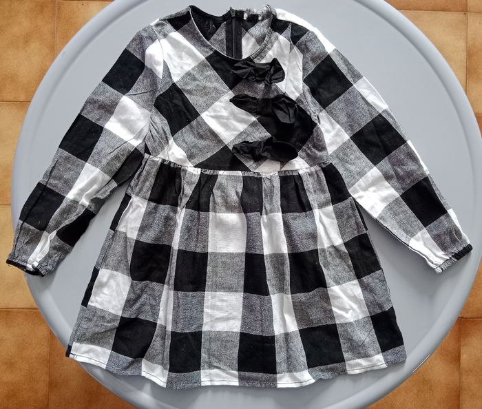 Robe à carreaux fillette 5/6ans