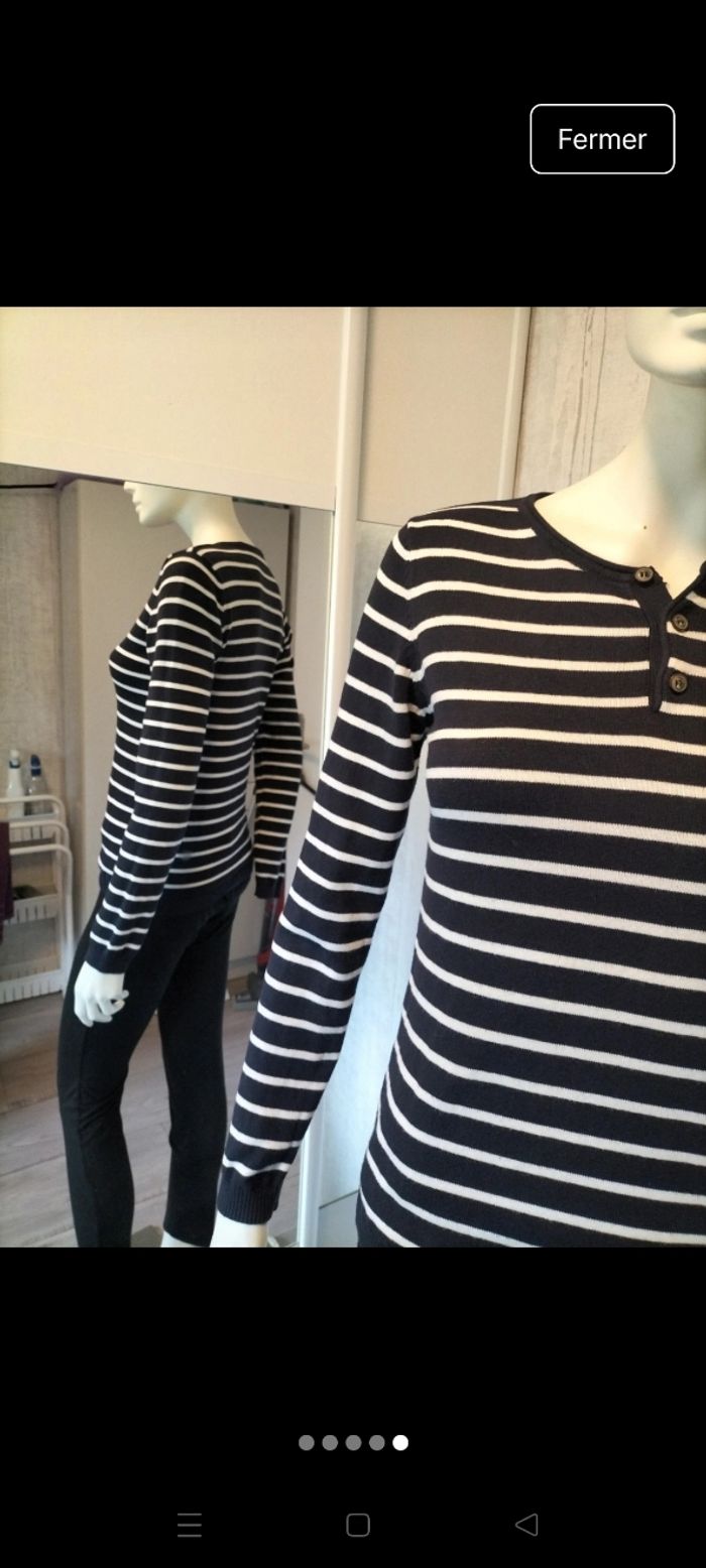 Pull  rayé - photo numéro 5