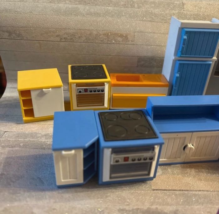 Lot de différents éléments de cuisine Playmobil  maison moderne - photo numéro 2