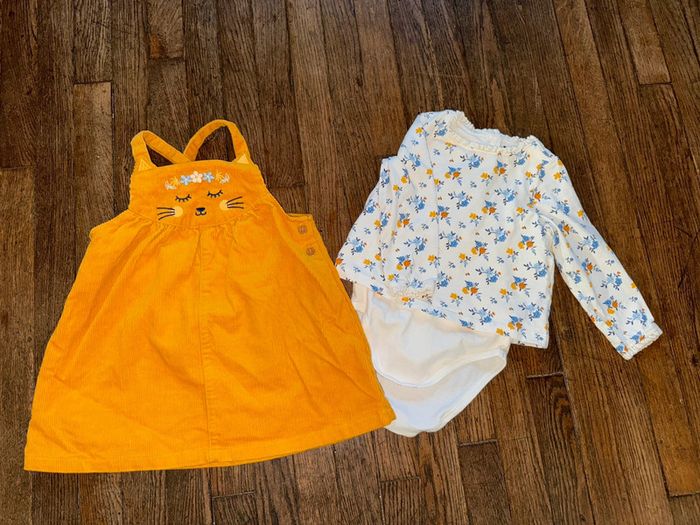 Robe et body sergent major  24 mois