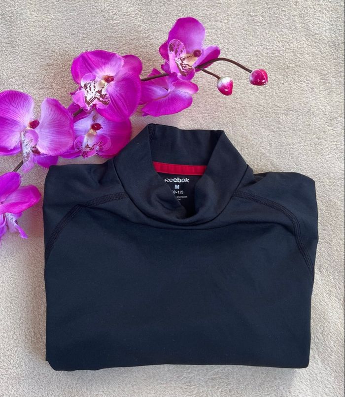 T-shirt manches longues avec col remonté | Garçon 10-12ans | Reebok - photo numéro 1