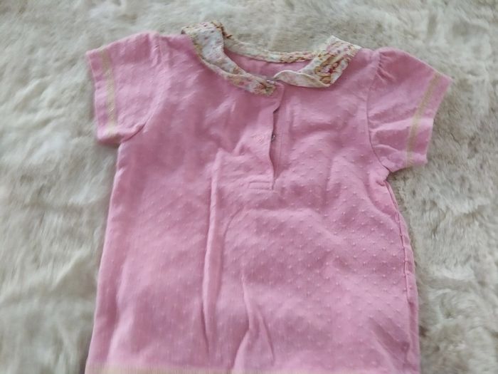 Ensemble été fille 6 mois- 68 cm - photo numéro 4