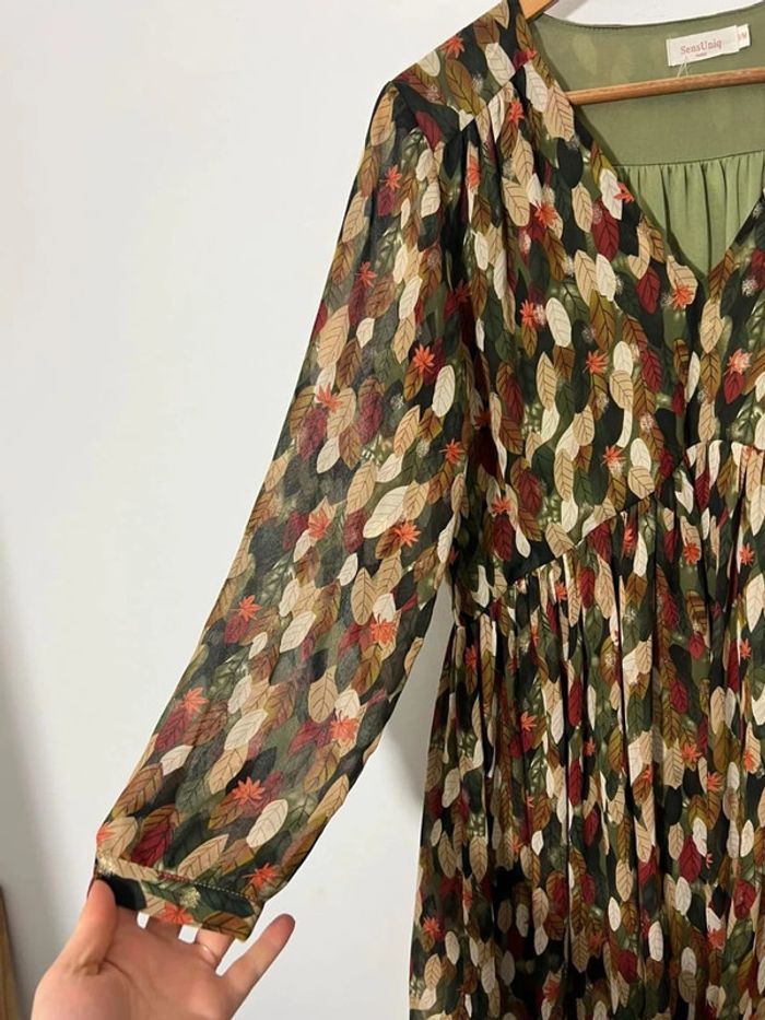 Robe imprimé feuilles - photo numéro 4