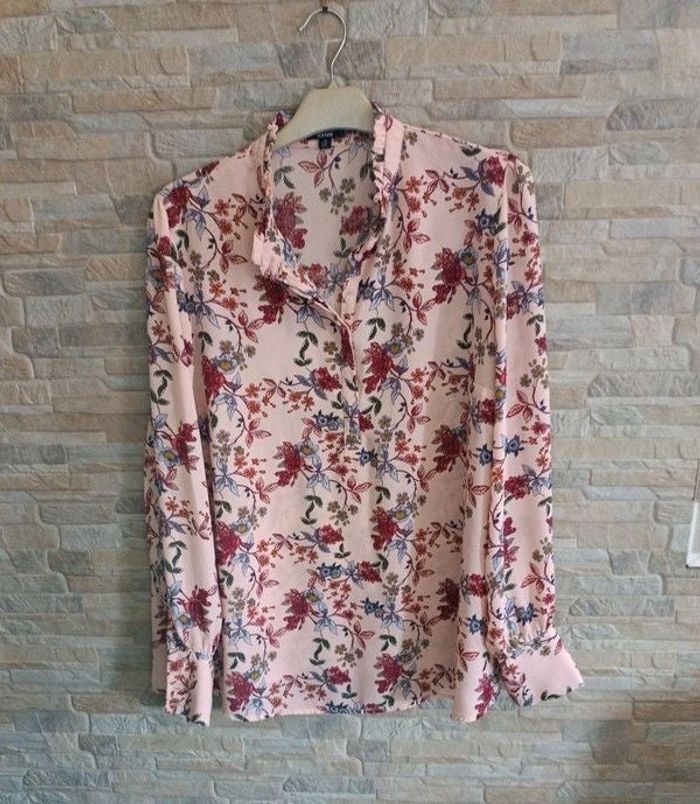 Blouse rose fleurie Kiabi 42