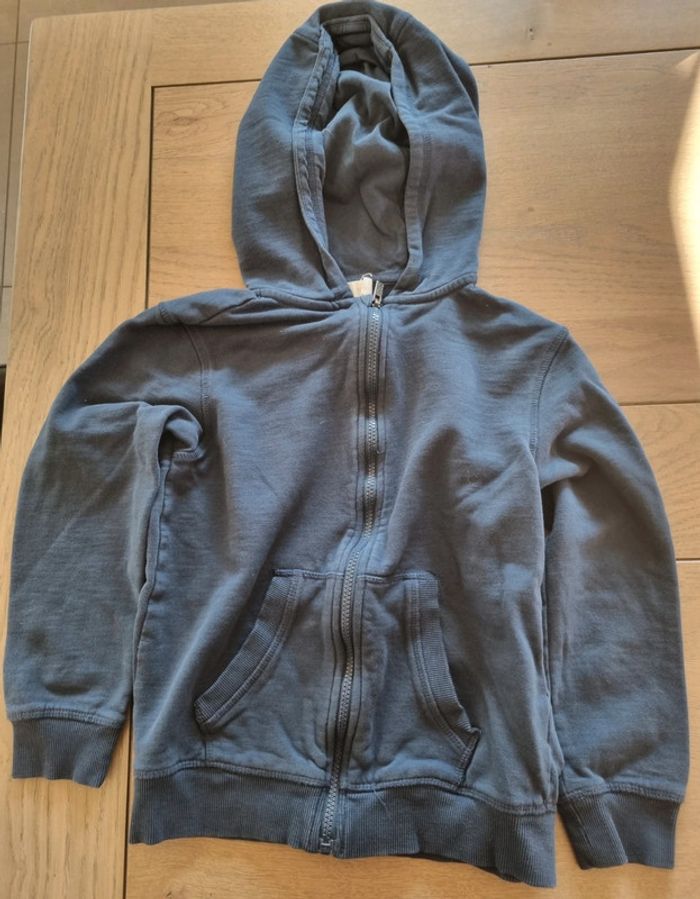 Gilet à capuche marine