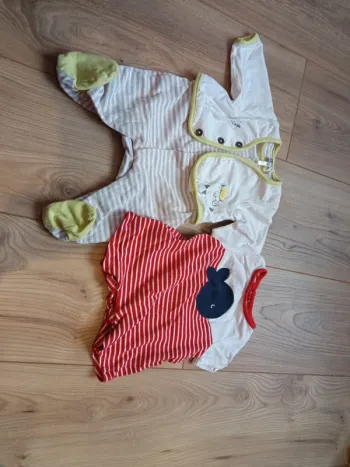 2 grenouillères garcons