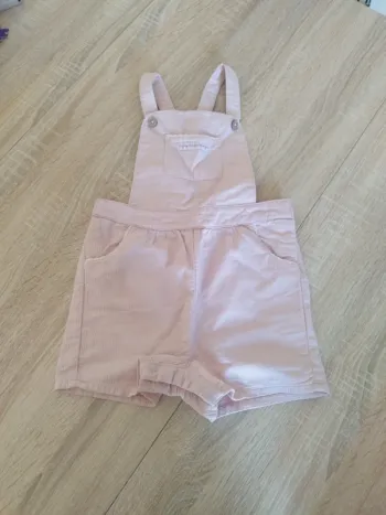 Salopette fille  rose