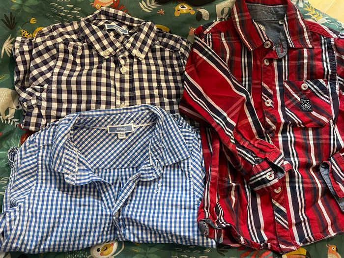 Lot de 3 chemises