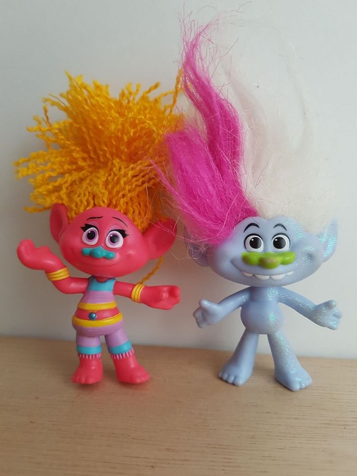 8 figurines The trolls et coffret - photo numéro 9