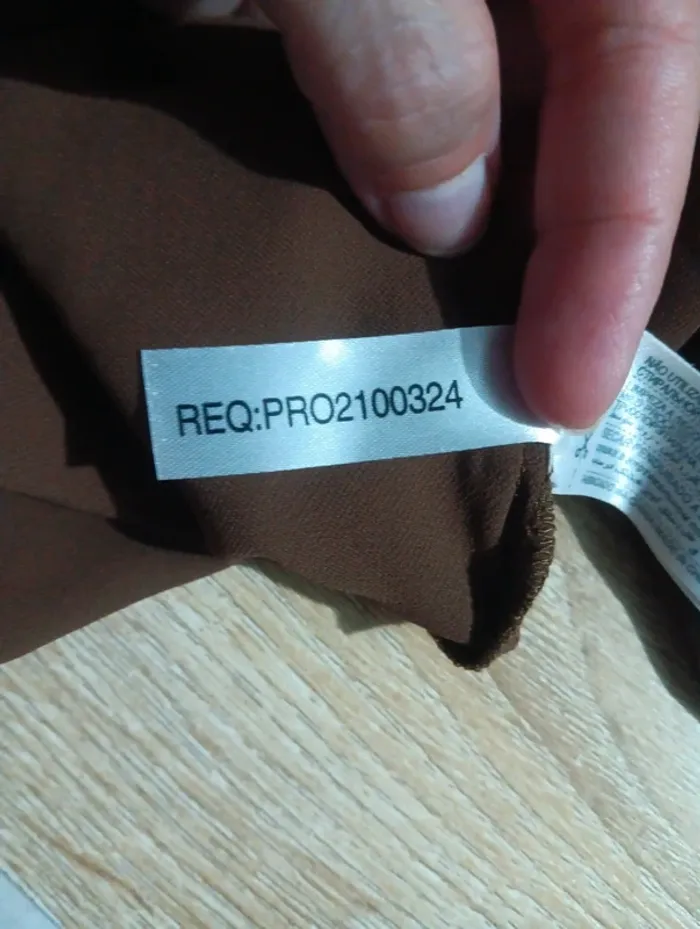 Robe longue taille S vintage marron à manches longues élégante - photo numéro 6