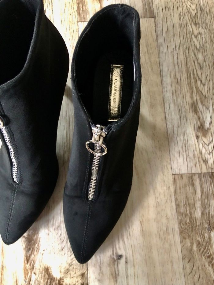 Bottines 👢 • 39 • Claudia ghizzani • Noir • Très bon état - photo numéro 4