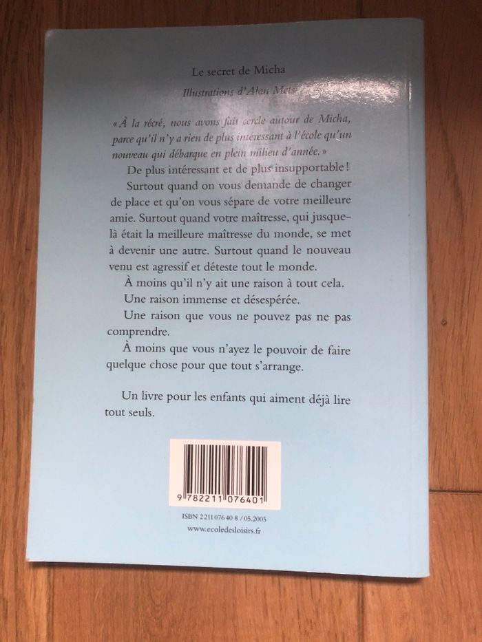 Le secret de Micha - Valérie Zenatti - Animax de l’école des loisirs - photo numéro 2