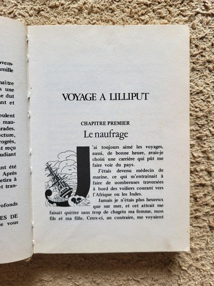 Livre ancien pour enfants "Les voyages de Gulliver" de Jonathan Swift - Nathan 1977 - photo numéro 6