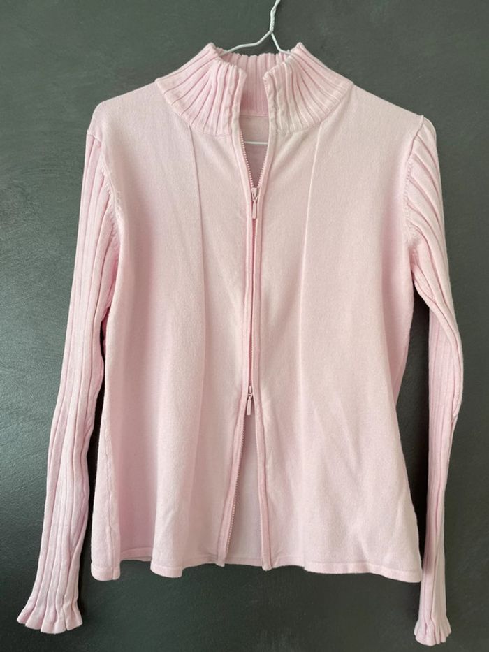 Gilet rose clair - photo numéro 4
