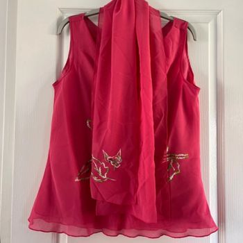 ensemble jupe débardeur foulard