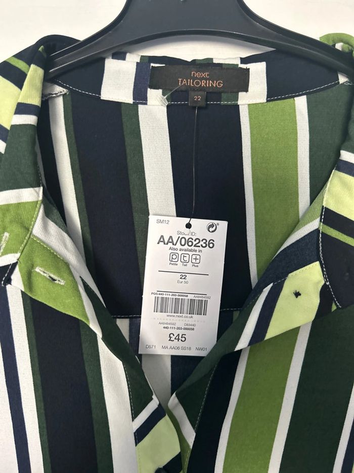 Robe chemise vert noir 50 - photo numéro 2