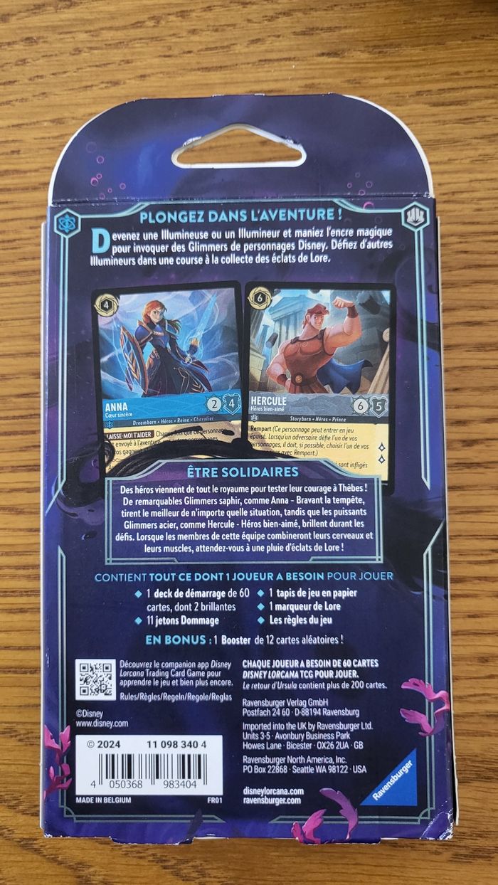 Deck de démarrage Lorcana chapitre 4 - photo numéro 2